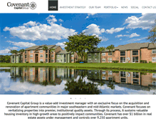 Tablet Screenshot of covenantcapgroup.com